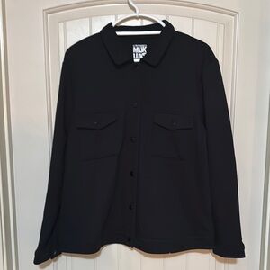 Muk Luks French Terry Cargo Utility Topper Jacket